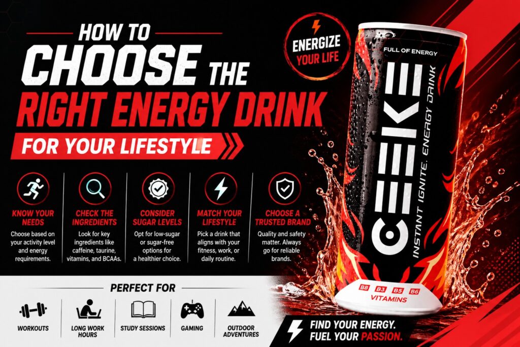 Choosing the Right Energy Drink: What You Need to Know