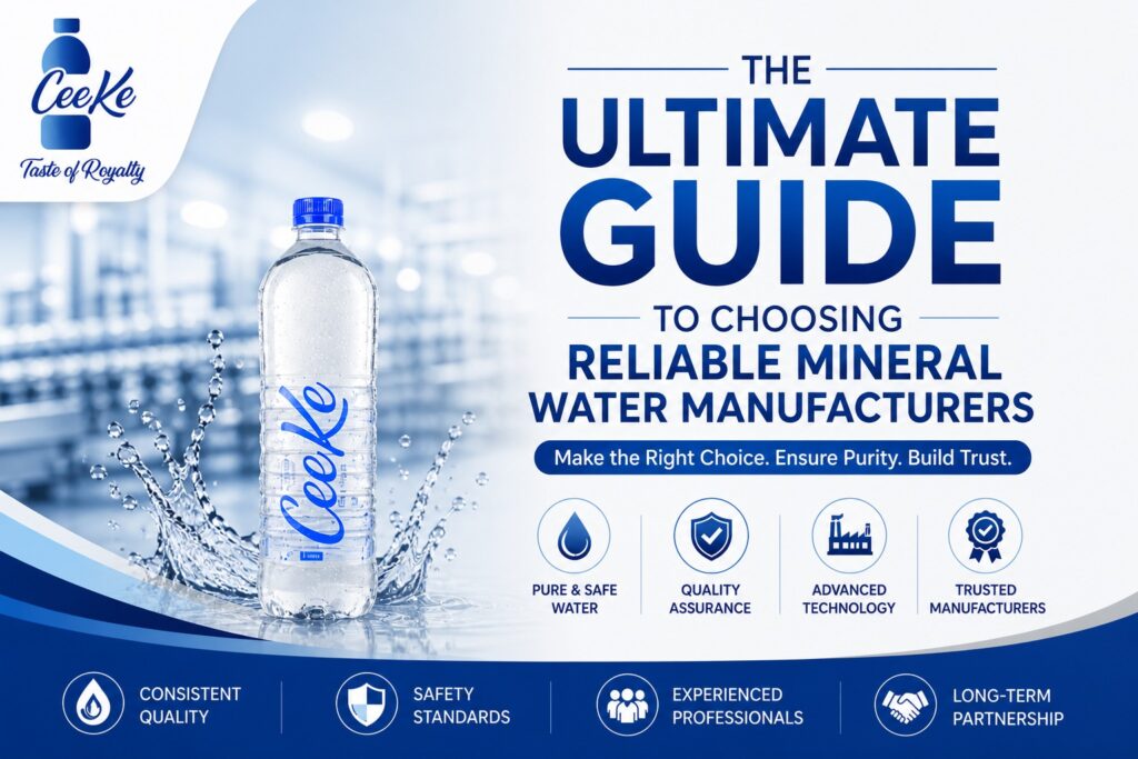 Guide to Choosing Reliable Mineral Water Manufacturers